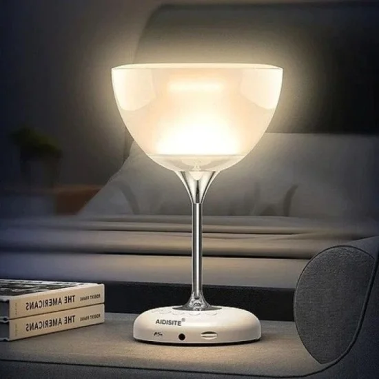 Leedor 7Color Lamp 4In1 Wireless Speaker - White